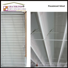 50mm pvc slats ladder string cord tilter metal headrail pvc blinds